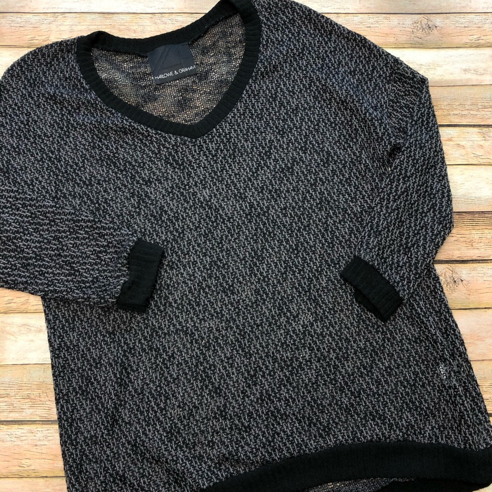 Harlowe & Graham Sheer Sweater - Picture 1 of 7
